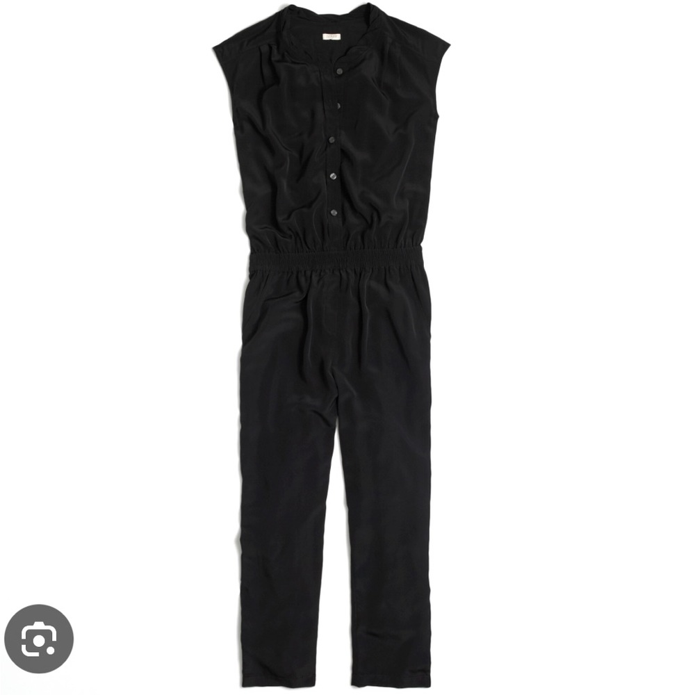 J. Crew Factory | Lightweight Twisted Neck Black Jumpsuit | Women’s XS
